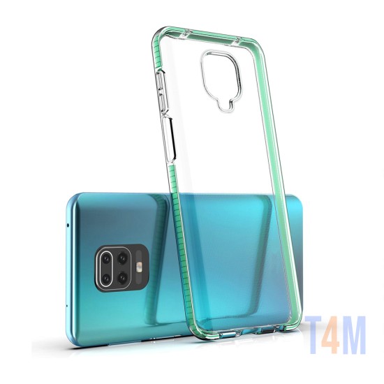 Capa de Silicone 360º para Xiaomi Redmi Note 9S/Note 9 Pro/Note 9 Pro Max Transparente